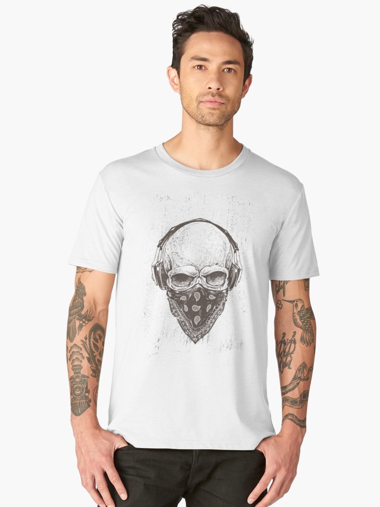 Rock 'n' roll skull T-shirt